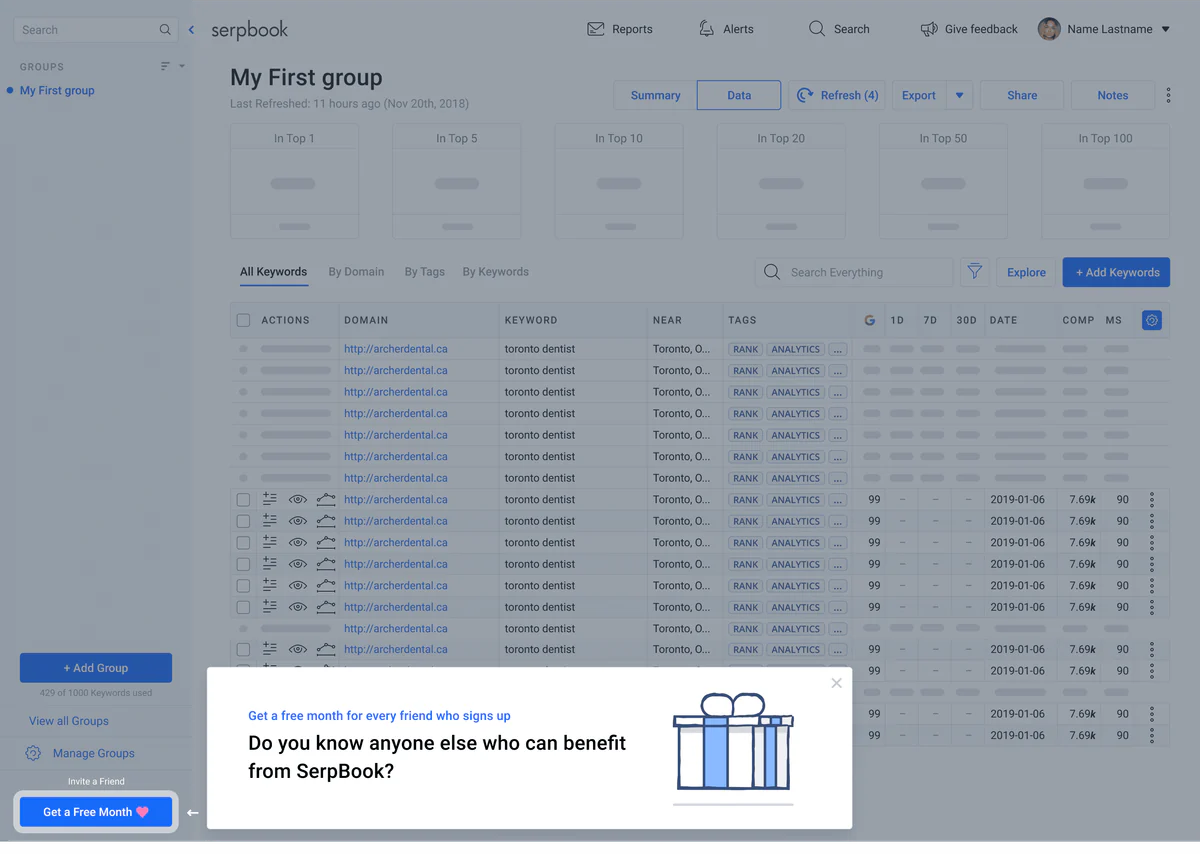 Onboarding flow — final solution