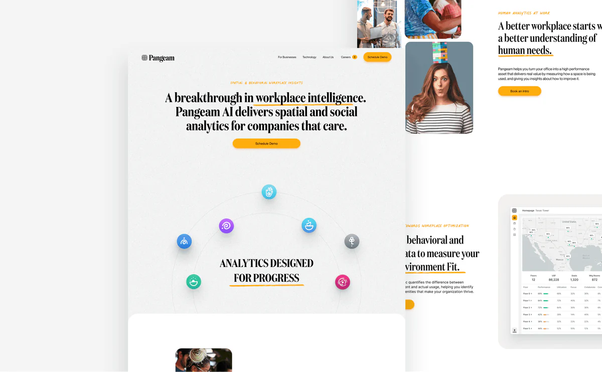 Website screens — 1 of 4